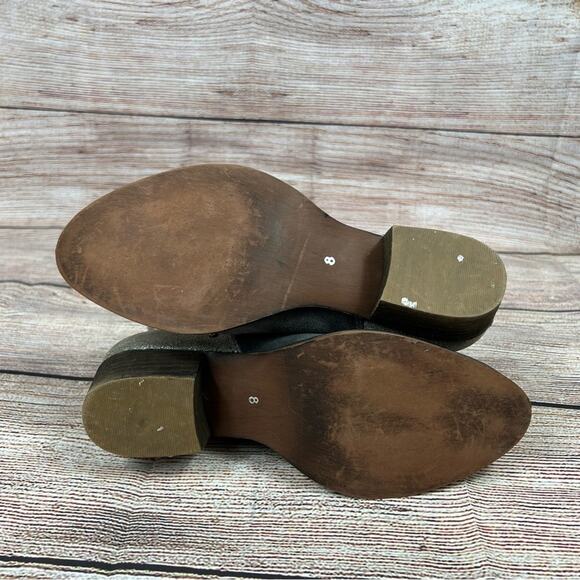 Diba True Short Order Suede Ankle Boots in Charcoal Pewter Size 8 Boho Western - Picture 11 of 13